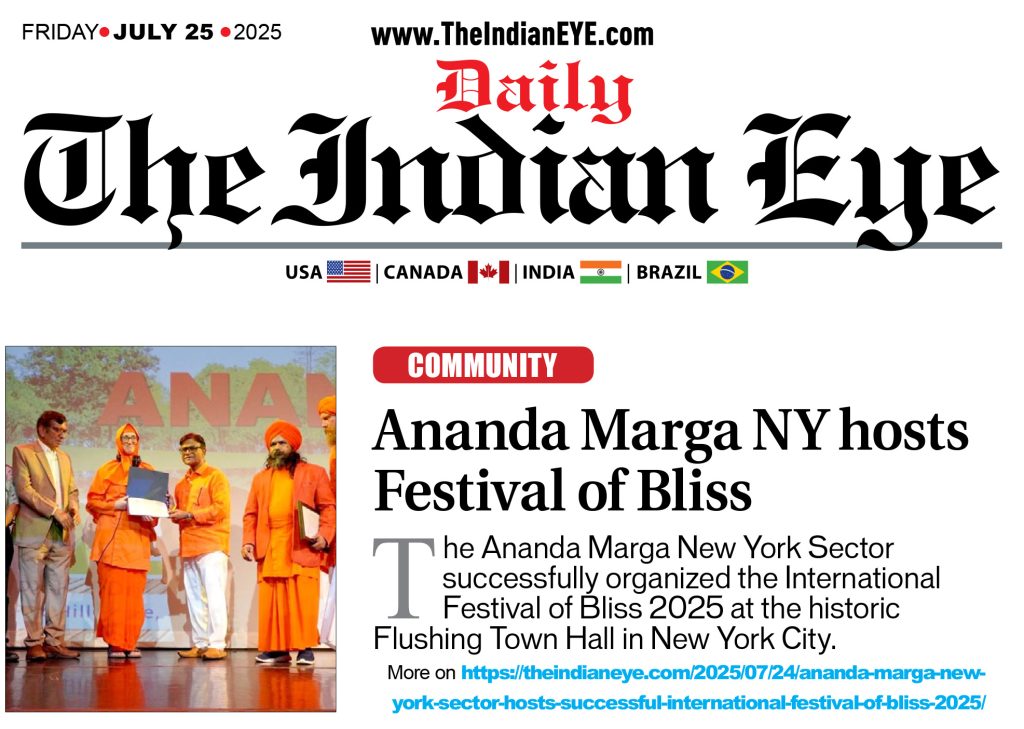 Ananda Marga’s “Festival of Bliss 2025” Celebrates Culture and Community in NYC