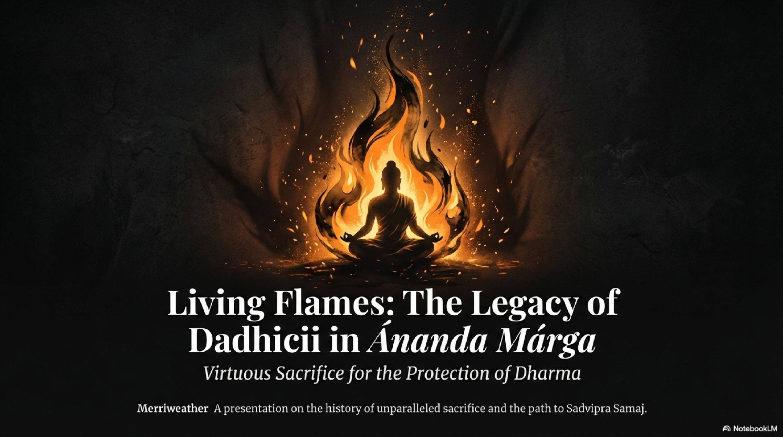 THE LIVING FLAMES OF ÁNANDA MÁRGA SACRIFICE