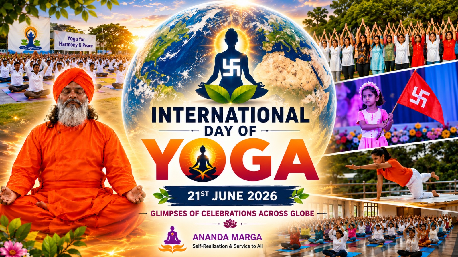 Ananda Marga Celebrates International Yoga Day 2026 Across the Globe