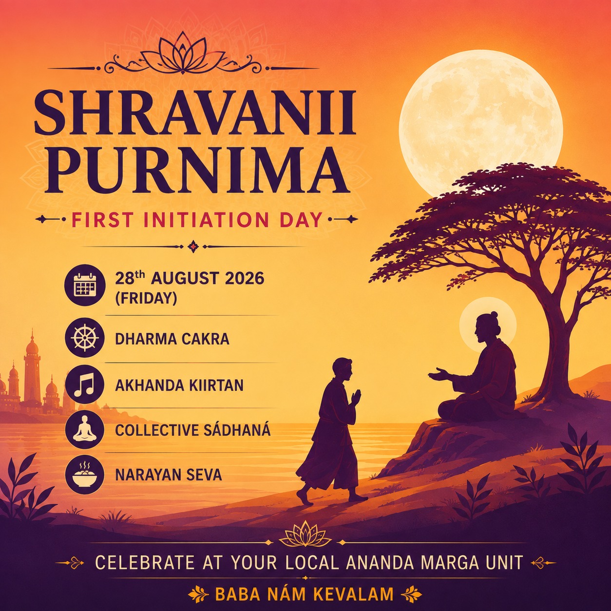 🌕 Shravanii Purnima – First Initiation Day 2026